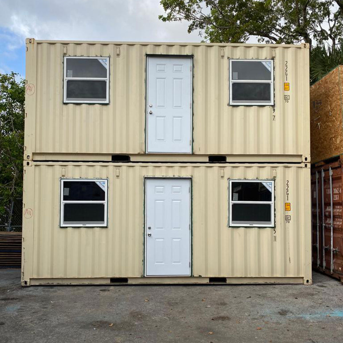 20' Office Containers MONTHLY RENTAL